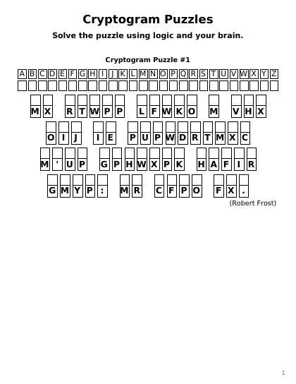 AI Cryptogram - 48 puzzles PDF preview
