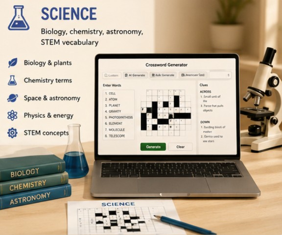 Tema de Crucigrama de Ciencia AI